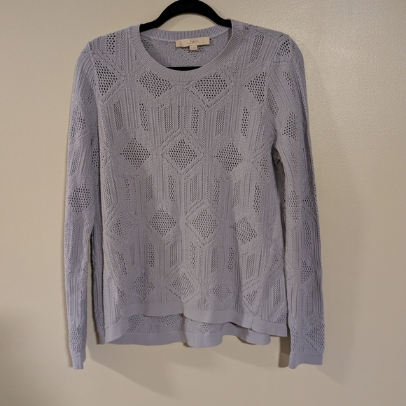 LOFT Tops - ✨5 For $50 Loft Women's Light GrKnit Top